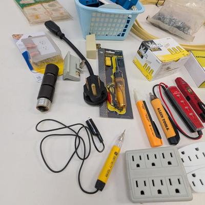 Electrical Supplies Clamp Connector Boxes Testers Outlet Adopters