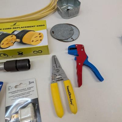 Electrical Supplies Clamp Connector Boxes Testers Outlet Adopters
