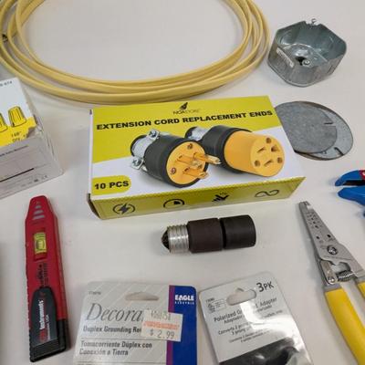 Electrical Supplies Clamp Connector Boxes Testers Outlet Adopters