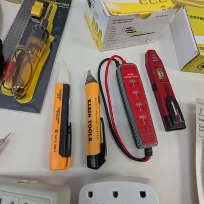 Electrical Supplies Clamp Connector Boxes Testers Outlet Adopters