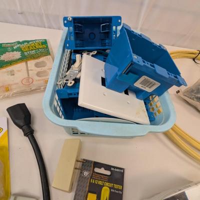 Electrical Supplies Clamp Connector Boxes Testers Outlet Adopters