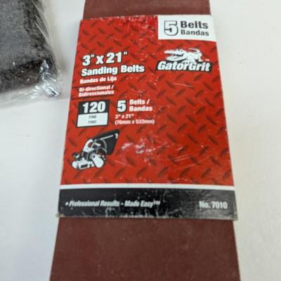 Craftsman 1 HP Belt Size 3" x 21" Model No. 315 & Sanding Paper