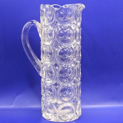 LOT 1L: Variety of Crystal and Glass Pieces Including Large Platter, Covered Cheese Dish, Creamer & Sugar, and More