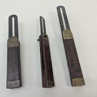Vintage Sliding T Bevel Squares