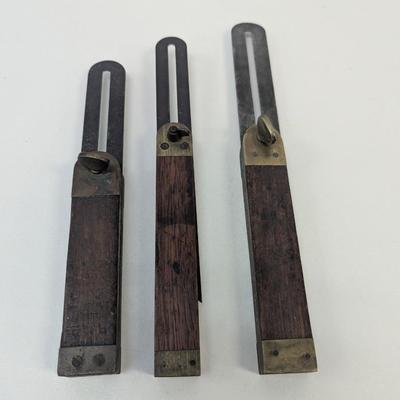 Vintage Sliding T Bevel Squares
