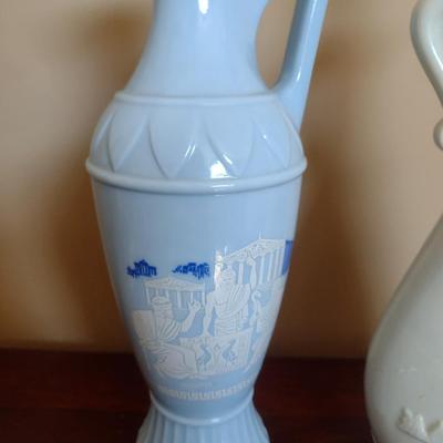 Pair of Cruets/Decanters- One with Stopper