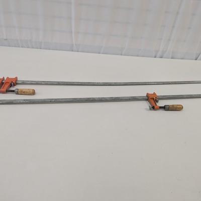 Steel Bar Clamps Approx 40" Long