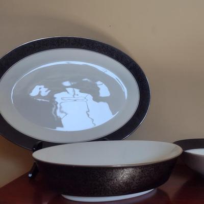 Noritake Dinnerware Set- Mirano Pattern- Approx 38 Pieces