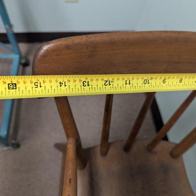 Colonial Era Primitive Antique Child Wooden High Chair