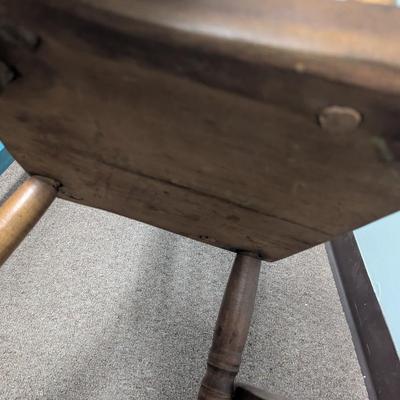 Colonial Era Primitive Antique Child Wooden High Chair