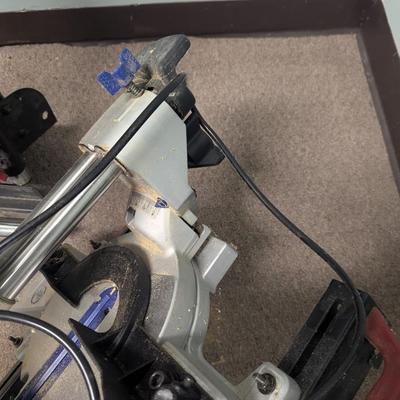 7 1/4" Kobalt Sliding Compound Miter Saw With Laser Guide & Stand