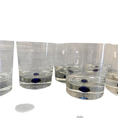 Dining Room Orrefors Blue Intermezzo Old Fashion- Set of 5