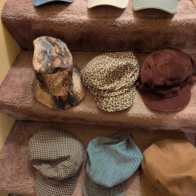 Various Hats & Caps Setmark Joe Boxer & Preston & York Newsboy Caps Lot A
