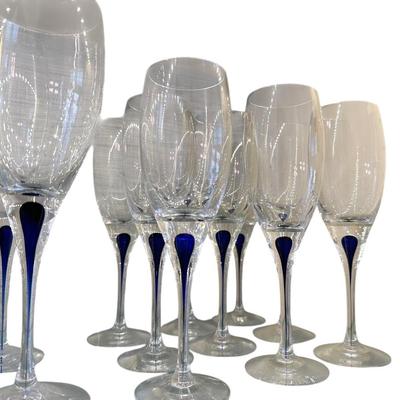 Dining Room - Orrefors Intermezzo Champagne Set of 9 stems