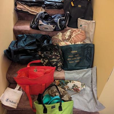 Assortment Of Clothing Bags Ozark Trac & Northwoods & Tote Bags