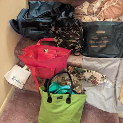 Assortment Of Clothing Bags Ozark Trac & Northwoods & Tote Bags