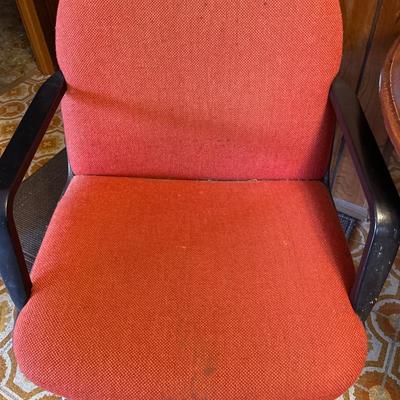 Orange office chair
