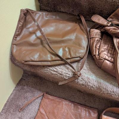 Assortment Of Handbags Leather Fossil Halston Etienne Aigner Choice F