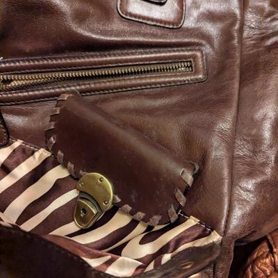Assortment Of Handbags Leather Fossil Halston Etienne Aigner Choice F