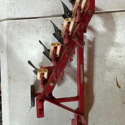 International 4-bottom plow toy