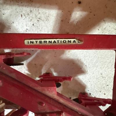 International 4-bottom plow toy