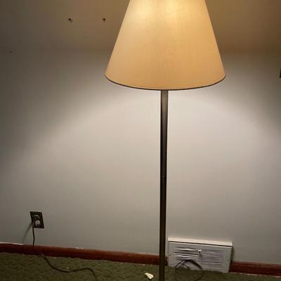 Brass floor lamp