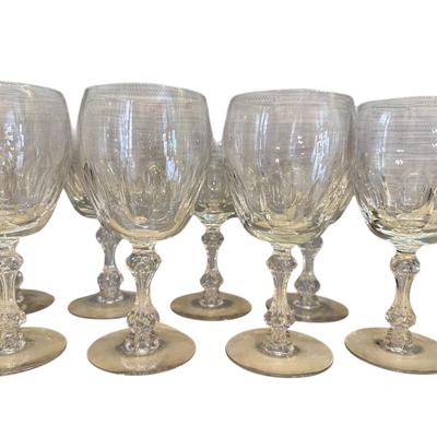 Dining Room - Tiffin Manchester Stemware - Wine 8 stems