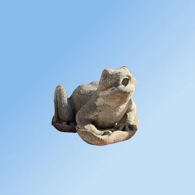 UPDATE! U1374 Concrete Frog Fountain-See Note Below!