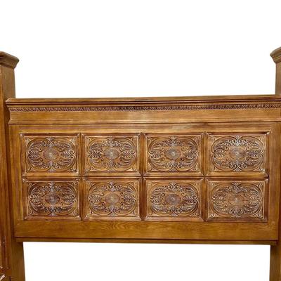 Furniture - King Size Bed Frame by Drexel Heritage - Bed Frame Only