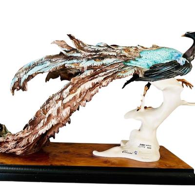 Art - Armani Statue - Peacock - 1979/5000 - chips on tail