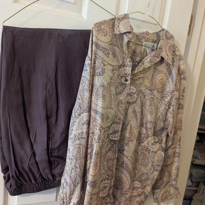 Woman's Silk Shirts & Pants Size M/L Brands Include Whistles Nuggets Silk Club