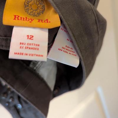 Woman's Shirts & Pants & Jackets Size M/L 12/14 Brands Include Bill Blass Ruby Rd Ralph Lauren Route 66 Classic Elements Liz...