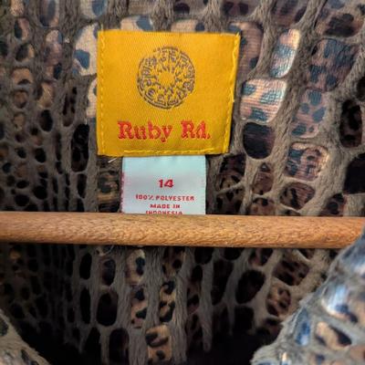 Woman's Shirts & Pants & Jackets Size M/L 12/14 Brands Include Bill Blass Ruby Rd Ralph Lauren Route 66 Classic Elements Liz...