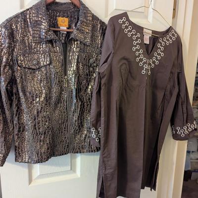 Woman's Shirts & Pants & Jackets Size M/L 12/14 Brands Include Bill Blass Ruby Rd Ralph Lauren Route 66 Classic Elements Liz...