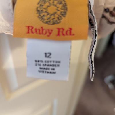 Woman's Shirts & Pants & Jackets Size M/L 12/14 Brands Include Bill Blass Ruby Rd Ralph Lauren Route 66 Classic Elements Liz...