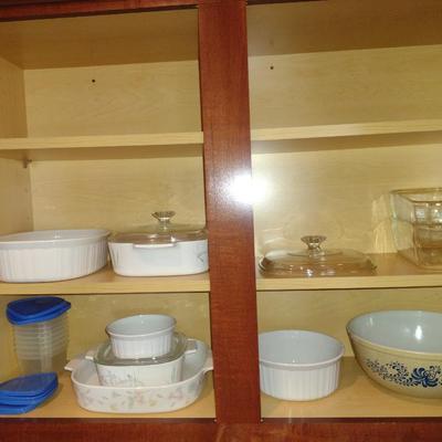Collection of Kitchen Ware- Drinkware, Dishes, Storage Containers, Cookware, Bakeware, etc.