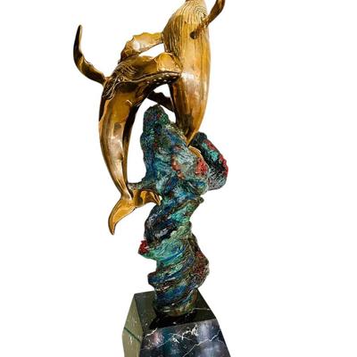 Art - Robert lyn Nelsono's " Untitled Mating Dance" Bronze Sculpture