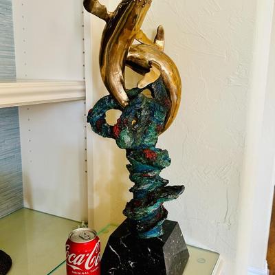 Art - Robert lyn Nelsono's " Untitled Mating Dance" Bronze Sculpture