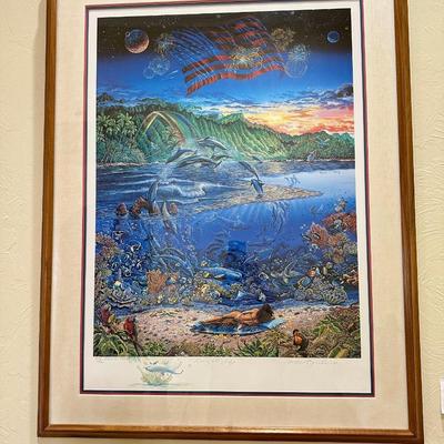 Art - Robert lyn Nelson - Artist Proof 45/50. " Ring Of Life"