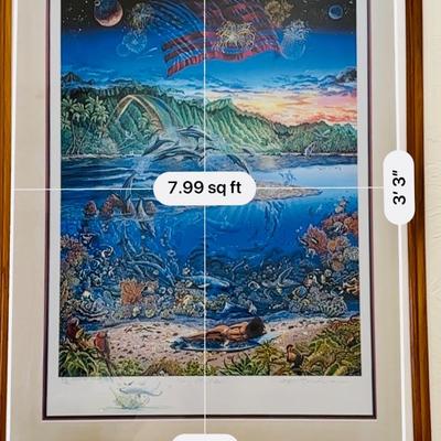 Art - Robert lyn Nelson - Artist Proof 45/50. " Ring Of Life"