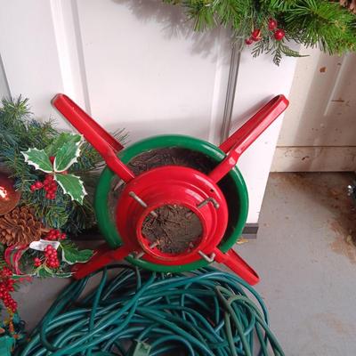 CHRISTMAS LIGHTS, EXTENSION CORDS, WREATHS AND MORE