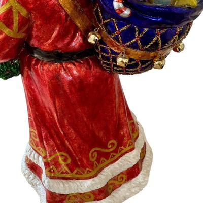 Christopher Radko - RARE - Large Santa - fiberglass 4' tall !!