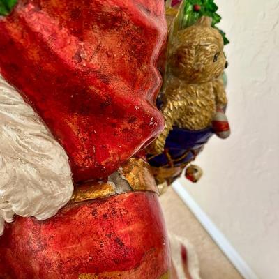 Christopher Radko - RARE - Large Santa - fiberglass 4' tall !!