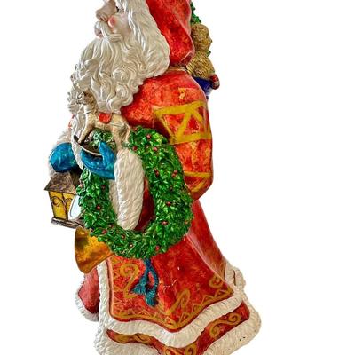 Christopher Radko - RARE - Large Santa - fiberglass 4' tall !!