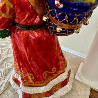 Christopher Radko - RARE - Large Santa - fiberglass 4' tall !!