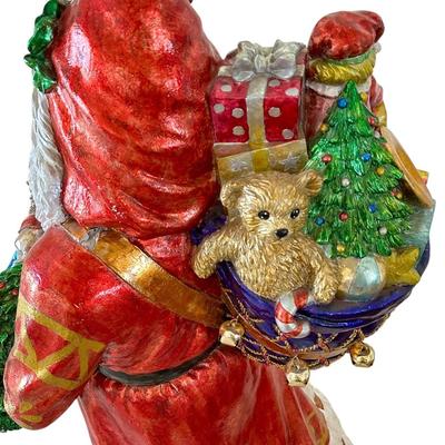 Christopher Radko - RARE - Large Santa - fiberglass 4' tall !!