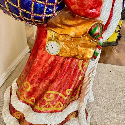 Christopher Radko - RARE - Large Santa - fiberglass 4' tall !!