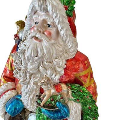 Christopher Radko - RARE - Large Santa - fiberglass 4' tall !!