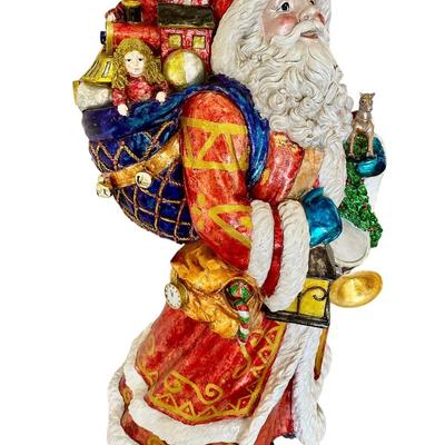 Christopher Radko - RARE - Large Santa - fiberglass 4' tall !!