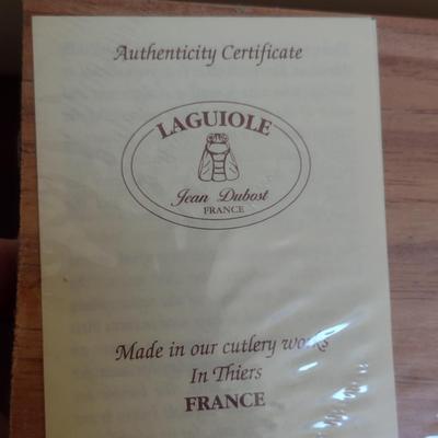 Laguiole France Three Piece Cheese Knife Set- New in Box